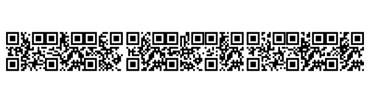 AlphanumericQR  Free Fonts Download