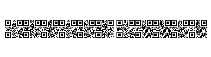 AlphanumericQR  Free Fonts Download