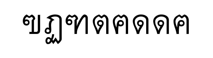 Thai7BangkokSSK  Free Fonts Download