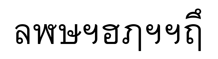 Thai7BangkokSSK  Free Fonts Download