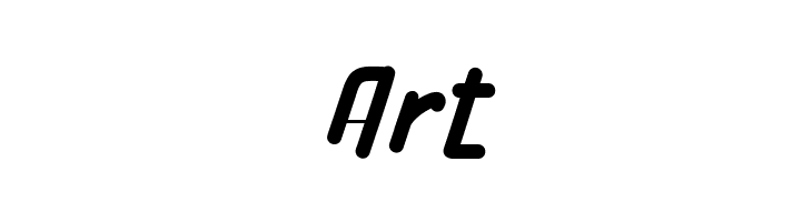 Art PenTagon-Italic Font
