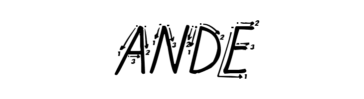 Kiwi School Handwriting with Guides  Free Fonts Download