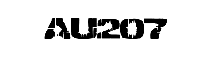 AU207 Decrepit [BRK] Font