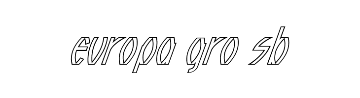 Guazhiru Italic Outlined  Free Fonts Download