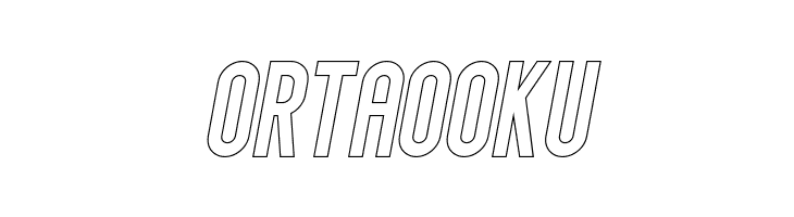 Abraham Outline Italic Outline Italic  Free Fonts Download