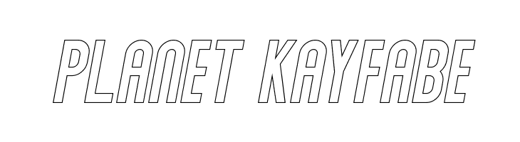 Abraham Outline Italic Outline Italic  Free Fonts Download