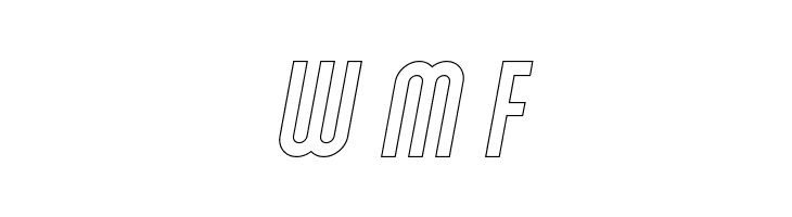 Abraham Outline Italic Outline Italic  Free Fonts Download