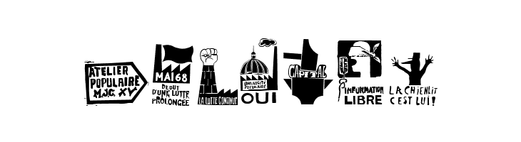 Mai1968 Regular  Free Fonts Download