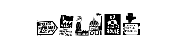 Mai1968 Regular  Free Fonts Download