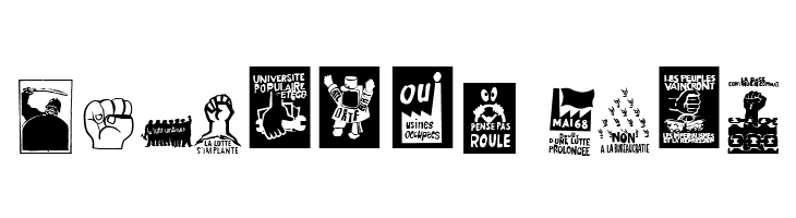 Mai1968 Regular  Free Fonts Download