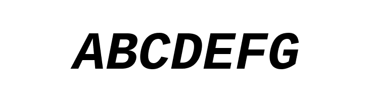 Liberation Mono Bold Italic  Free Fonts Download