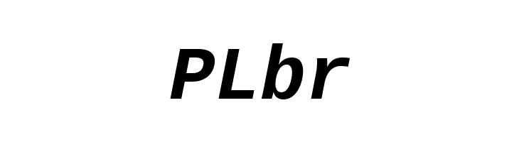 Liberation Mono Bold Italic  Free Fonts Download