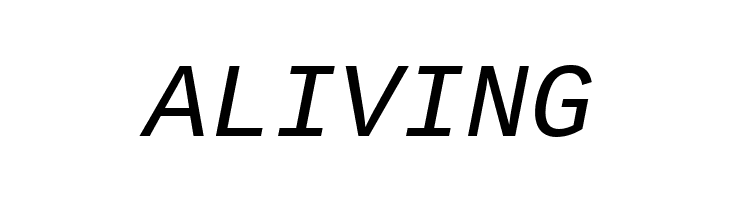 Liberation Mono Italic  Free Fonts Download