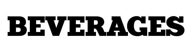 BEVERAGES Merit Font