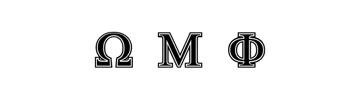 GreekHouseSymbolized  Free Fonts Download