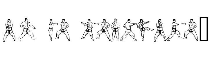 McCoy Dingbat Karate  Free Fonts Download