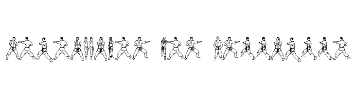 McCoy Dingbat Karate  Free Fonts Download
