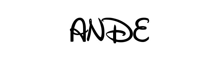 Walt Disney Script v4.1  Free Fonts Download