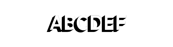 Alesand Extrude ExtraBold  Free Fonts Download