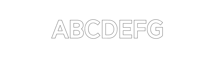 AlesandOutline-ExtraBold  Free Fonts Download