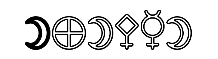 Astronomic Signs St  Free Fonts Download