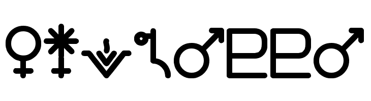 Astronomic Signs St  Free Fonts Download