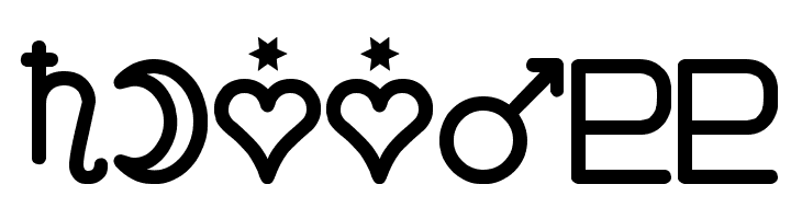 Astronomic Signs St  Free Fonts Download