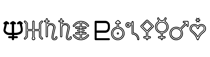 Astronomic Signs St  Free Fonts Download