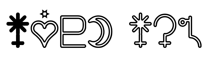 Astronomic Signs St  Free Fonts Download