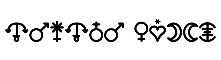 Astronomic Signs St  Free Fonts Download