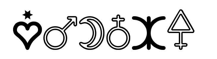 Astronomic Signs St  Free Fonts Download