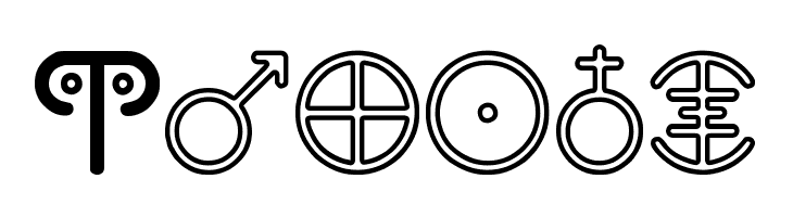 Astronomic Signs St  Free Fonts Download