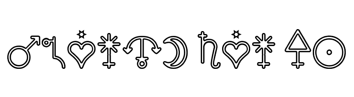 Astronomic Signs St  Free Fonts Download