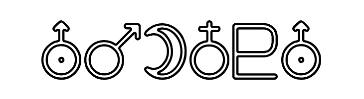 Astronomic Signs St  Free Fonts Download