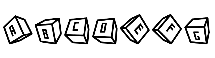 Cubox-3D ST  Free Fonts Download