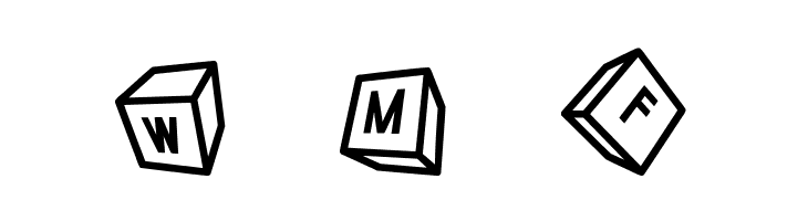 Cubox-3D ST  Free Fonts Download