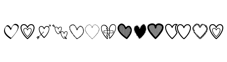 Hearts St  Free Fonts Download