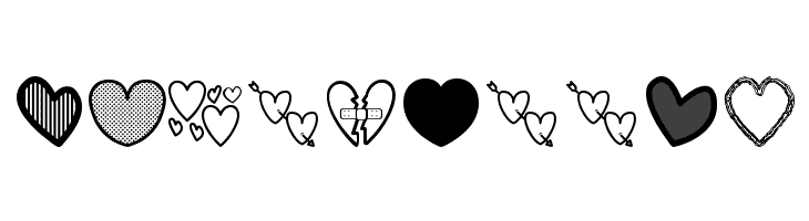 Hearts St  Free Fonts Download