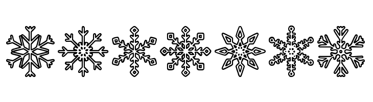 Snowflakes St  Free Fonts Download