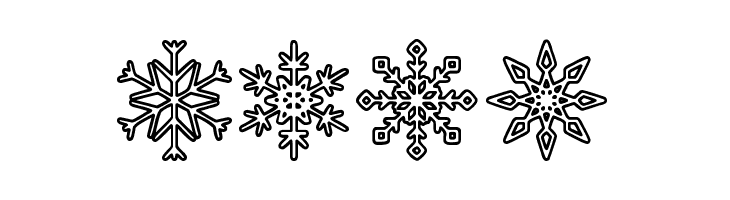 Snowflakes St  Free Fonts Download
