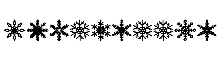 Snowflakes St  Free Fonts Download
