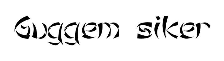 Tribal Chinese Version  Free Fonts Download