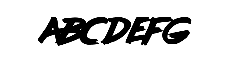 ABCDEFG lazer84 Font