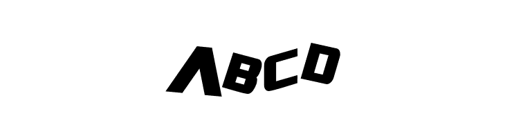 SF Zero Gravity Condensed Bold Italic  Free Fonts Download