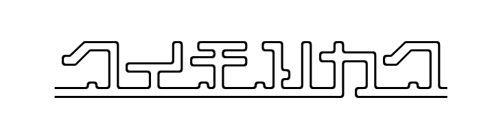 katakana,pipe  Free Fonts Download