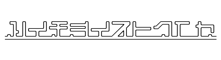 katakana,pipe  Free Fonts Download