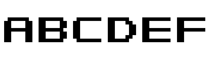 F-Zero GBA Text 1 Regular  Free Fonts Download