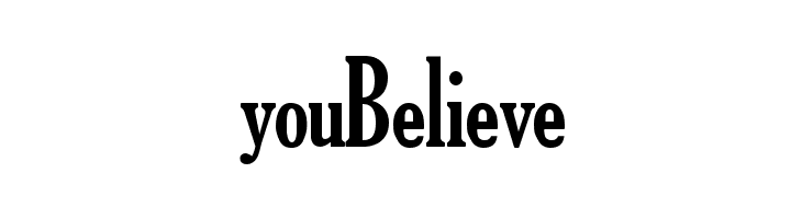 youBelieve The Soul Of Vodka Font