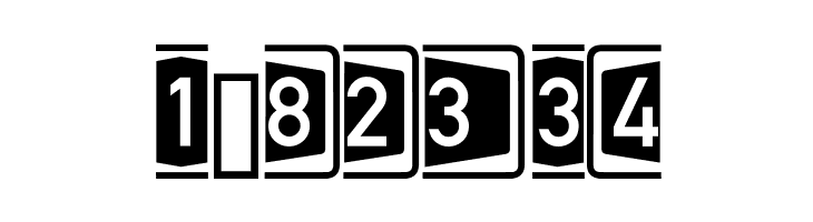 Autobahnen  Free Fonts Download