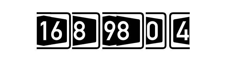 Autobahnen  Free Fonts Download